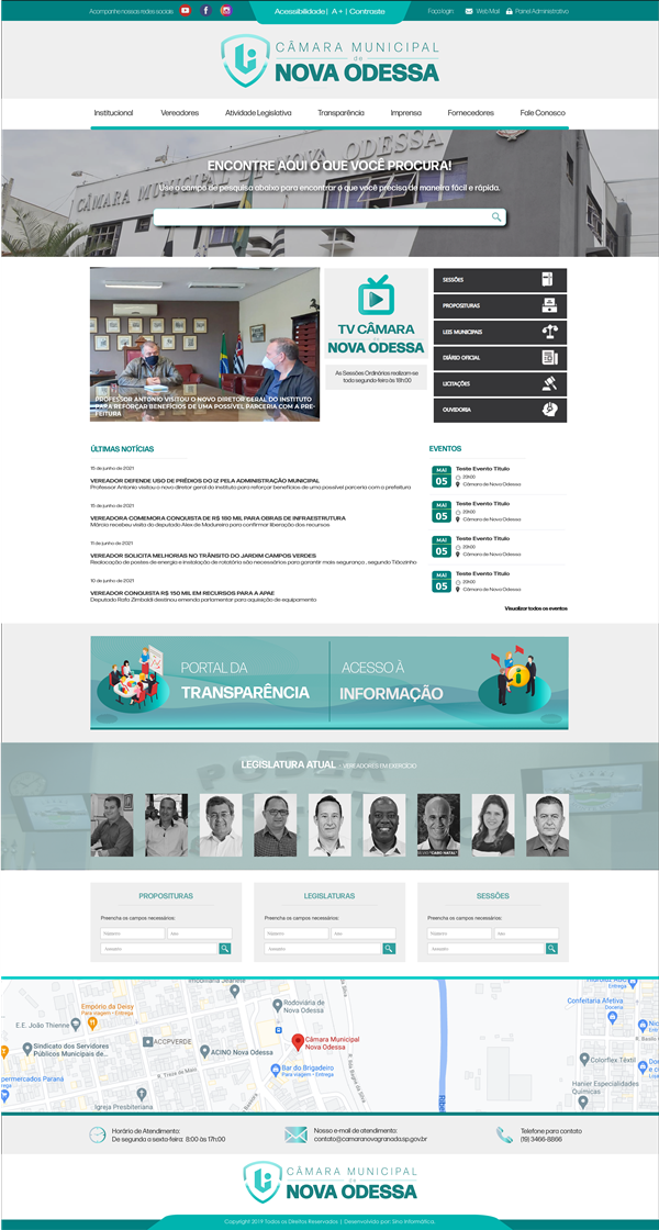Visualize fotos Tipo: Tipo de Galeria / Descrição: Layouts - SINO INFORMÁTICA